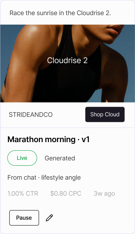 Generated campaign — Marathon morning