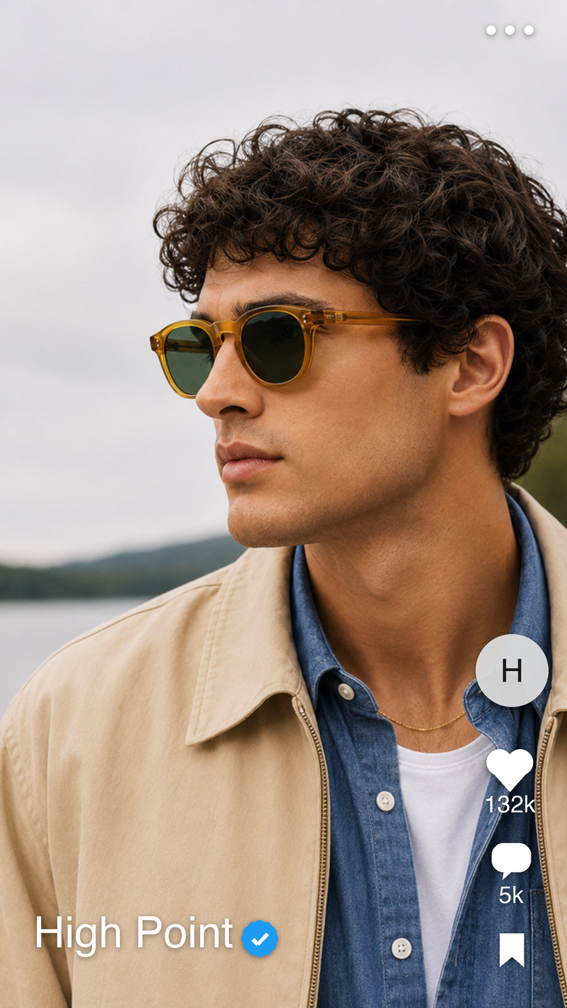 Instagram reel mockup — High Point